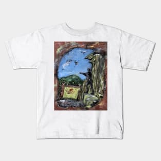 Pompeii Temple Kids T-Shirt